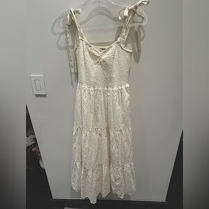 Madewell Cream Maxi Dress Size Small